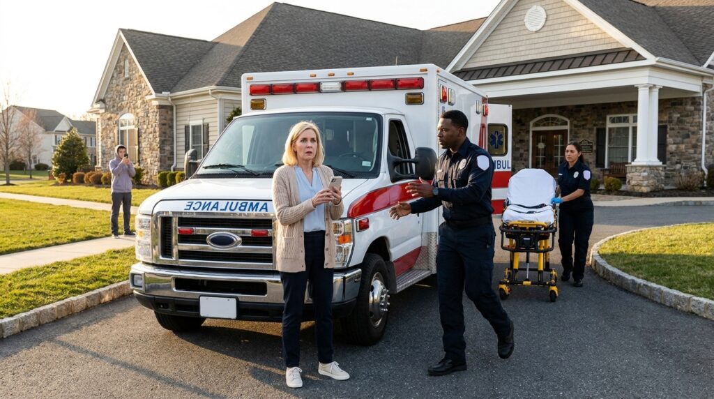 Karen Blocked an Ambulance at Her Private Community Entrance—Then Someone Started Recording