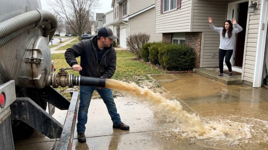 The Weight of Concrete and Rusted Iron Across the Quiet Suburban Cul-de-Sac
