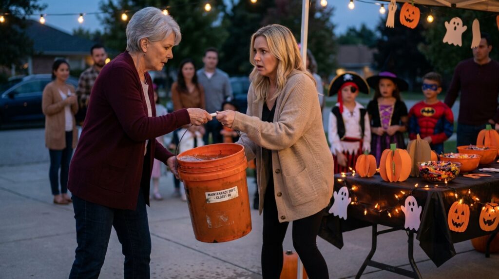 The Halloween Bucket Karen Used to Ruin a Neighbor’s Decorations Held a Secret the HOA Couldn’t Ignore