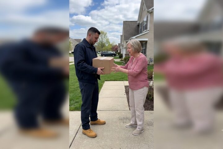 A Quiet Suburban Drop Discloses What Lies Beneath an Unmarked Box on a Sunlit Concrete Walkway