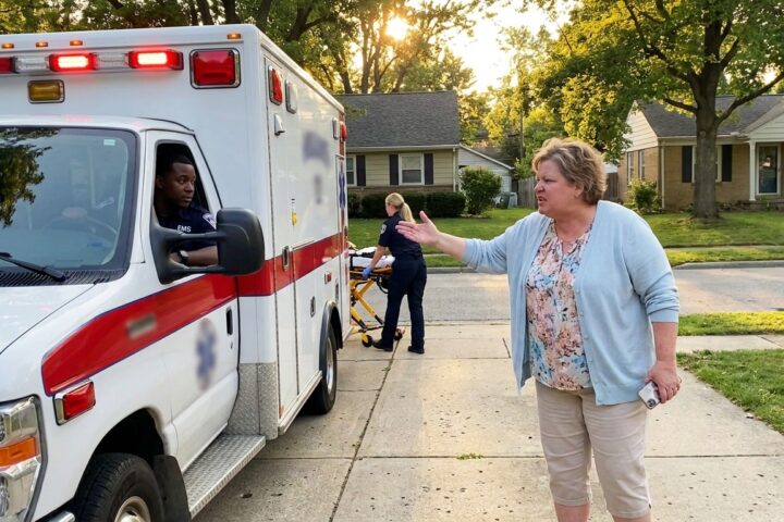 Karen Blocked an Ambulance Over Her Driveway—Then the Doorbell Camera Revealed Why Everyone Was Watching