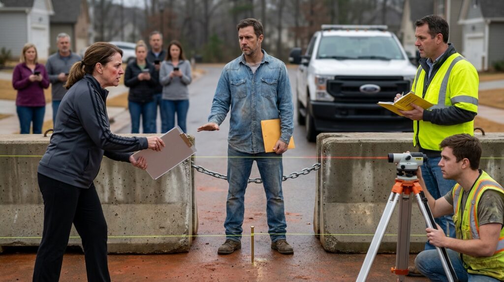 The Measured Line: How an Unyielding Contractor Defended His Land and Exposed Suburban Rot